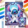 Stitch Halloween Painting Art Kit Handmade Painting Diy Home Decoration