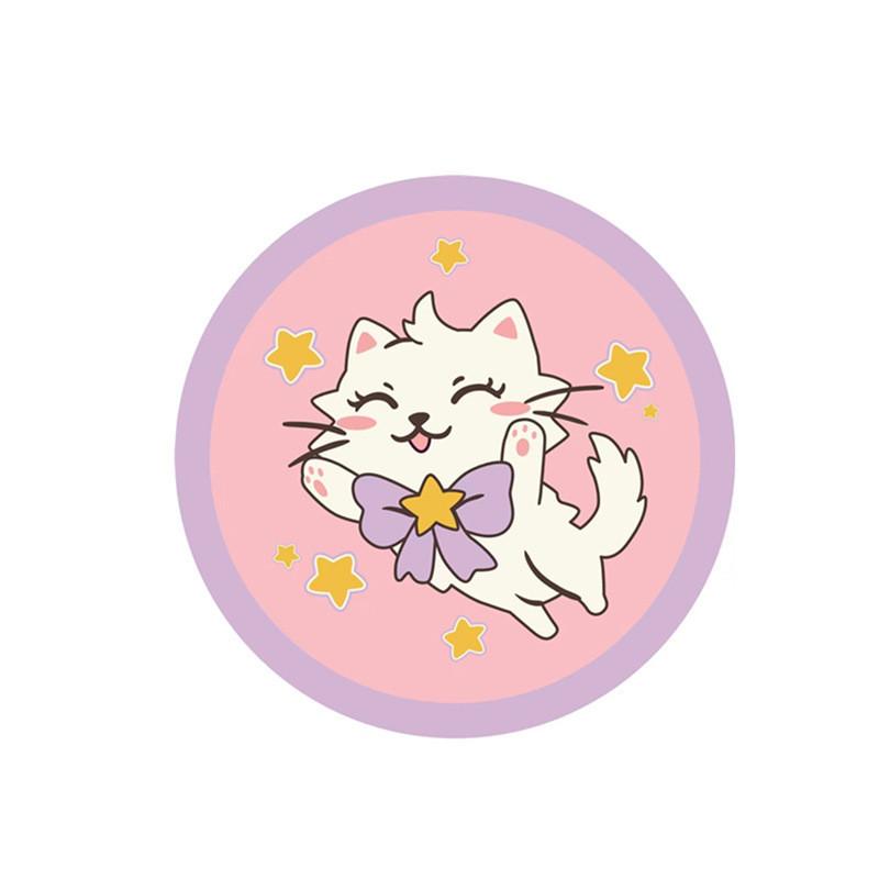 Lightweight And Safe Soft Foam Frisbee For Kids 16cm Star Cat Design StyleB