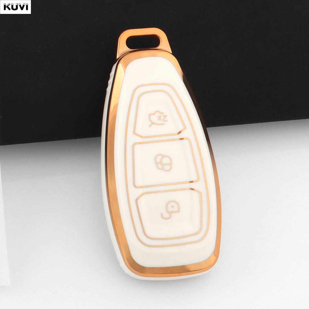 

New Tpu Car Smart Key Case Cover Shell For Ford Fiesta Focus 3 4 Mondeo Ecosport Kuga Focus St Holder Fob Accessories
