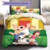 Griffin Pattern Bedding Home Decoration Birthday Gift ( 1 duvet cover + 2 pillowcase, without core),fan merchandise.