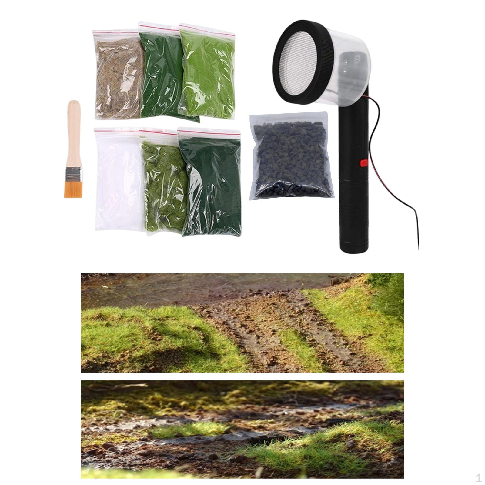 

9-компонентная электростатическая машина для флокирования, аксессуары для проектов со статической травой, для E