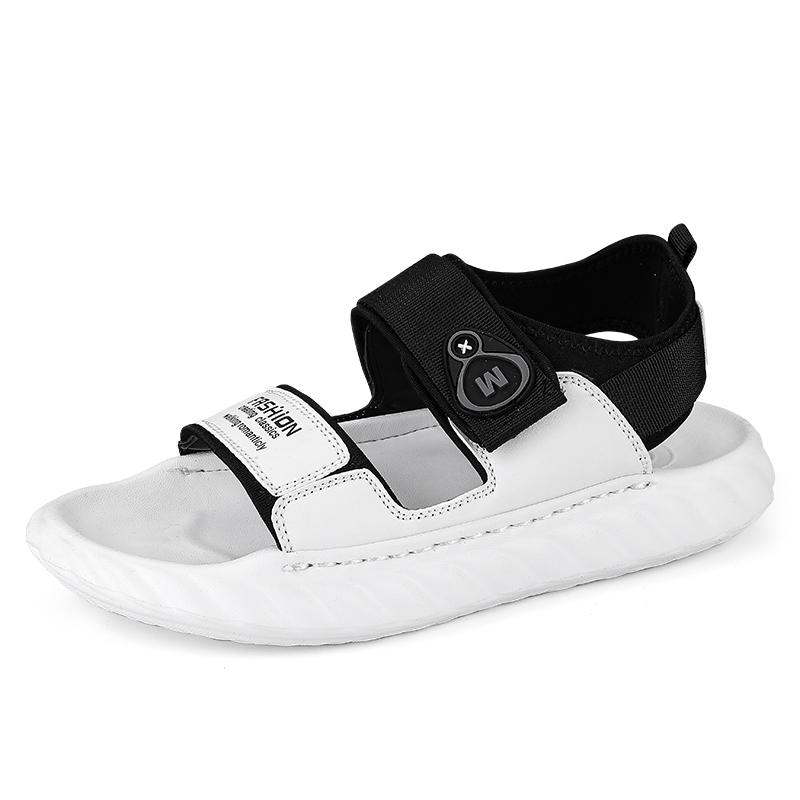 Men's Sandals Summer New Man Casual Shoes for Men Slippers Ins Beach Roman Leisure Outside Sandal Male Black