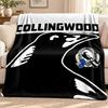 Collingwood Football Club Decke Flanelldecke Weiche Gemütliche Plüschdecke für Sofa Bett Leichte Heimdekoration Outdoor Camping