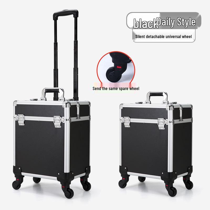 NICELAND Тележка большой вместимости Профессиональный кейс для макияжа для визажистов и мастеров маникюра