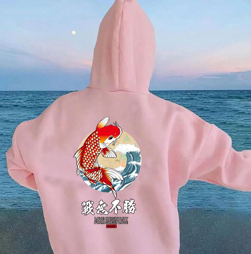 Autumn Y2k Pullover Hooded Women Young Lady Printed Letter Harajuku Personality Hoodie Oversize Aesthetic Hoody Sweatshirt Tops