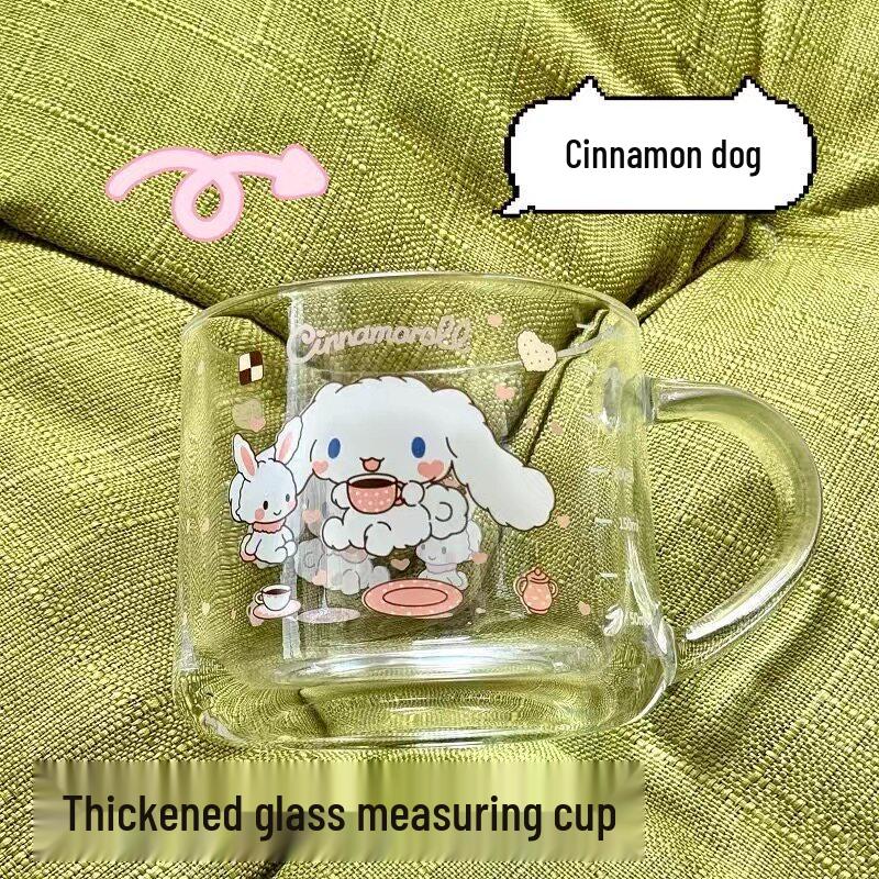 ZISIZ Sanrio Character Glass Breakfast Cup