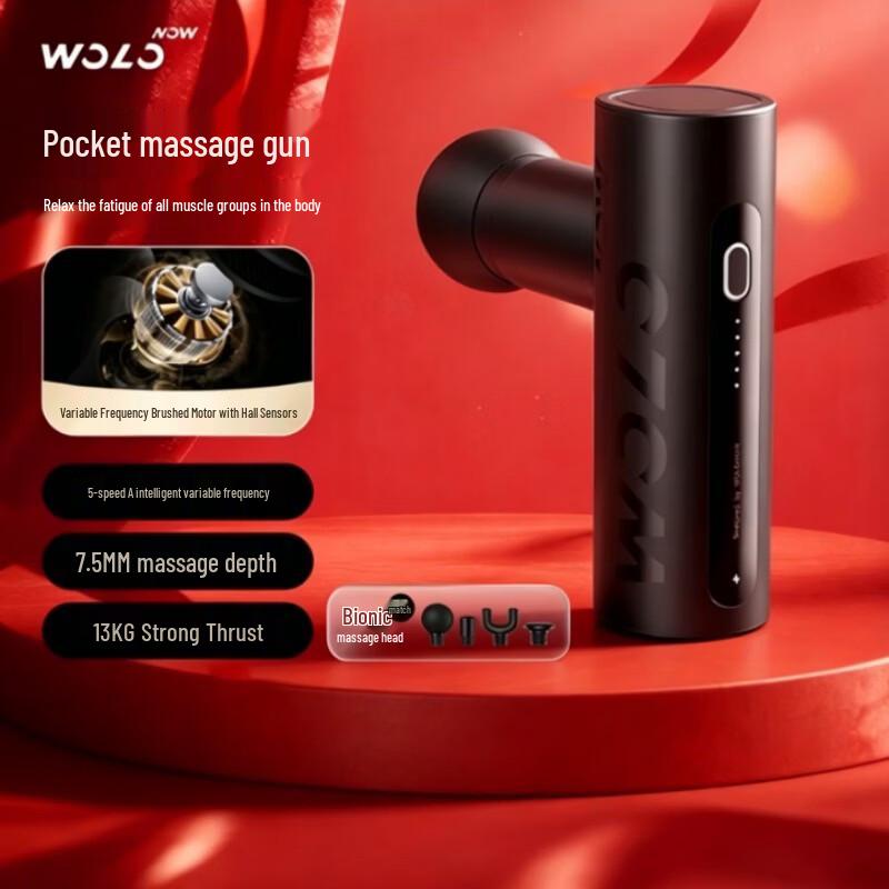 WOLONOW Mini Percussion Massager CN plug (adapter included)