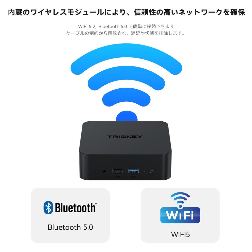 Mini PC TRIGKEY Mini PC Intel de generația a 12-a 16GB DDR4 3200MHz RAM 500GB SSD Max PC mic WiFi 5 LAN Dual HDMI Bluetooth USB Consum redus de energie PC