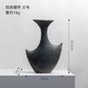 Kreative Keramikvase Abstrakte Geometrische Radiane Blumenvase Blumenarrangement Zubehör Keramik Handwerk Heimdekoration
