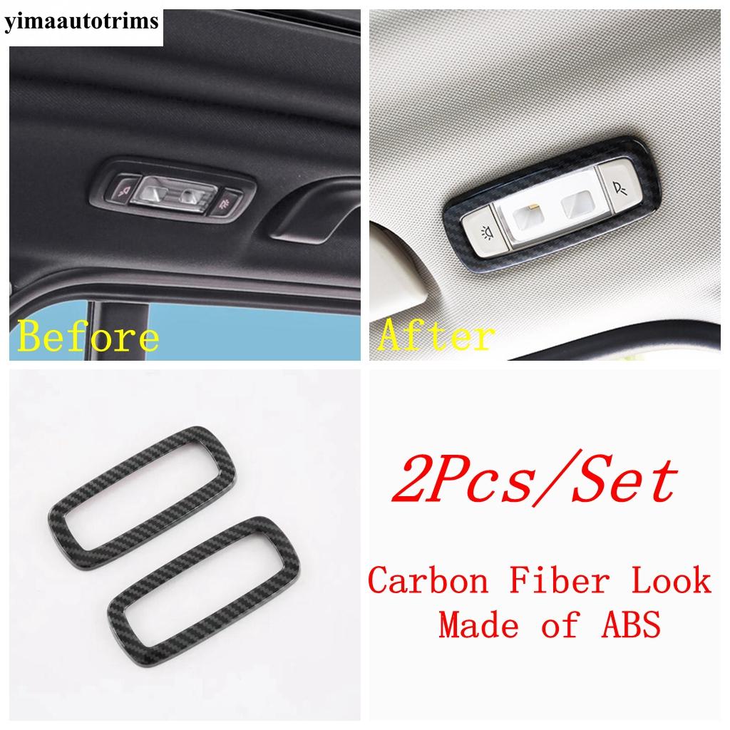 Gear Panel / Dashboard Frame / Window Lift /Navigation Strip Cover Trim For BMW X3 iX3 X4 G01 Carbon Fiber Accessories