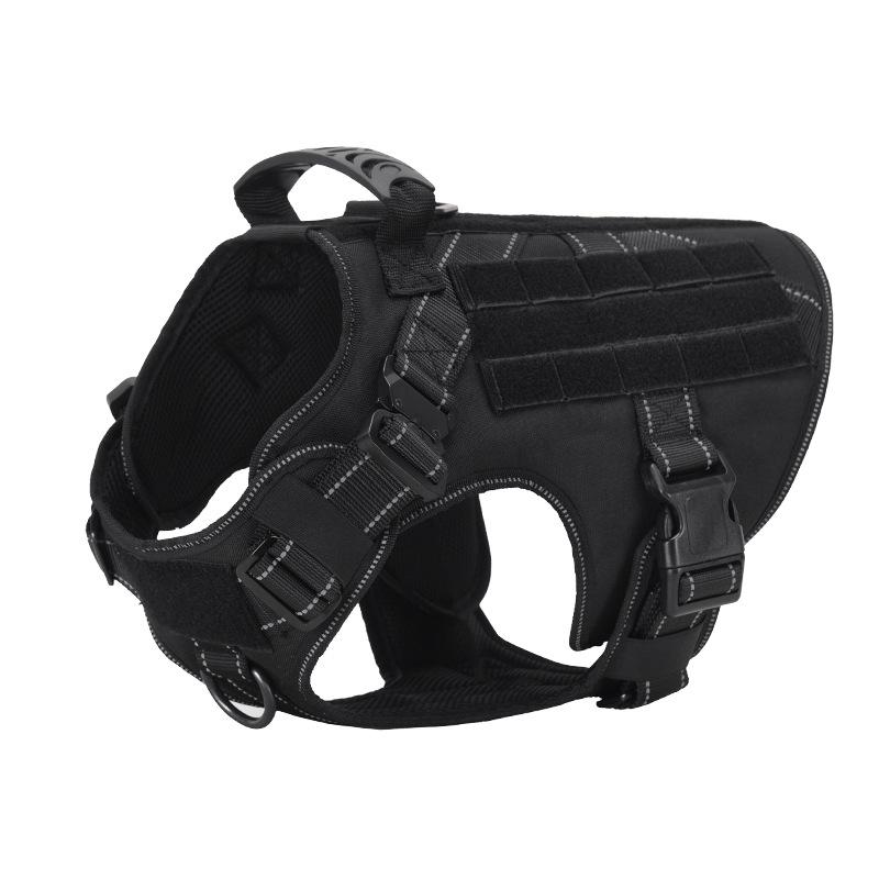 Outdoor Reflective Dog Strap Night Vision Reflective Dog Chest Strap Tactical Equipment Dog Training Chest Strap