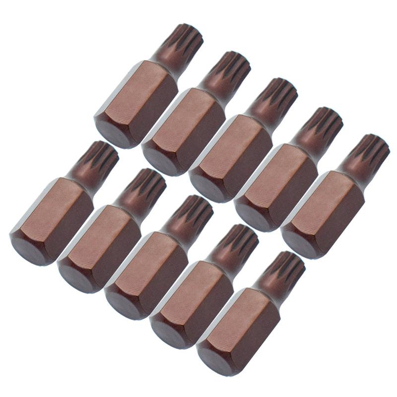 AiWeiBoEr 10mm 12-Point Screwdriver Set, 30mm Long (10 Pieces) 255914