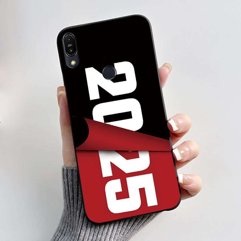 For Asus Zenfone Max Pro M1 ZB602KL ZB601KL X00TD / Max M1 ZB555KL X00PD Case Rabbit Cartoon Animals Black Soft Silicone Cover