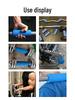 Silicone Dumbbell Thick Grip Handle Cover for Gym Equipment