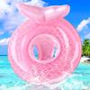 1Pcs Mermaid Swim Ring Inflatable Pool Float Swim Tube Swimming Seat Ring Summer Water Play Bathtub Pool Float