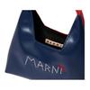 Marni Diamond Logo Print Reversible Open Design Tote Bag Women Handbags Blue Red M01478M00TK0M803