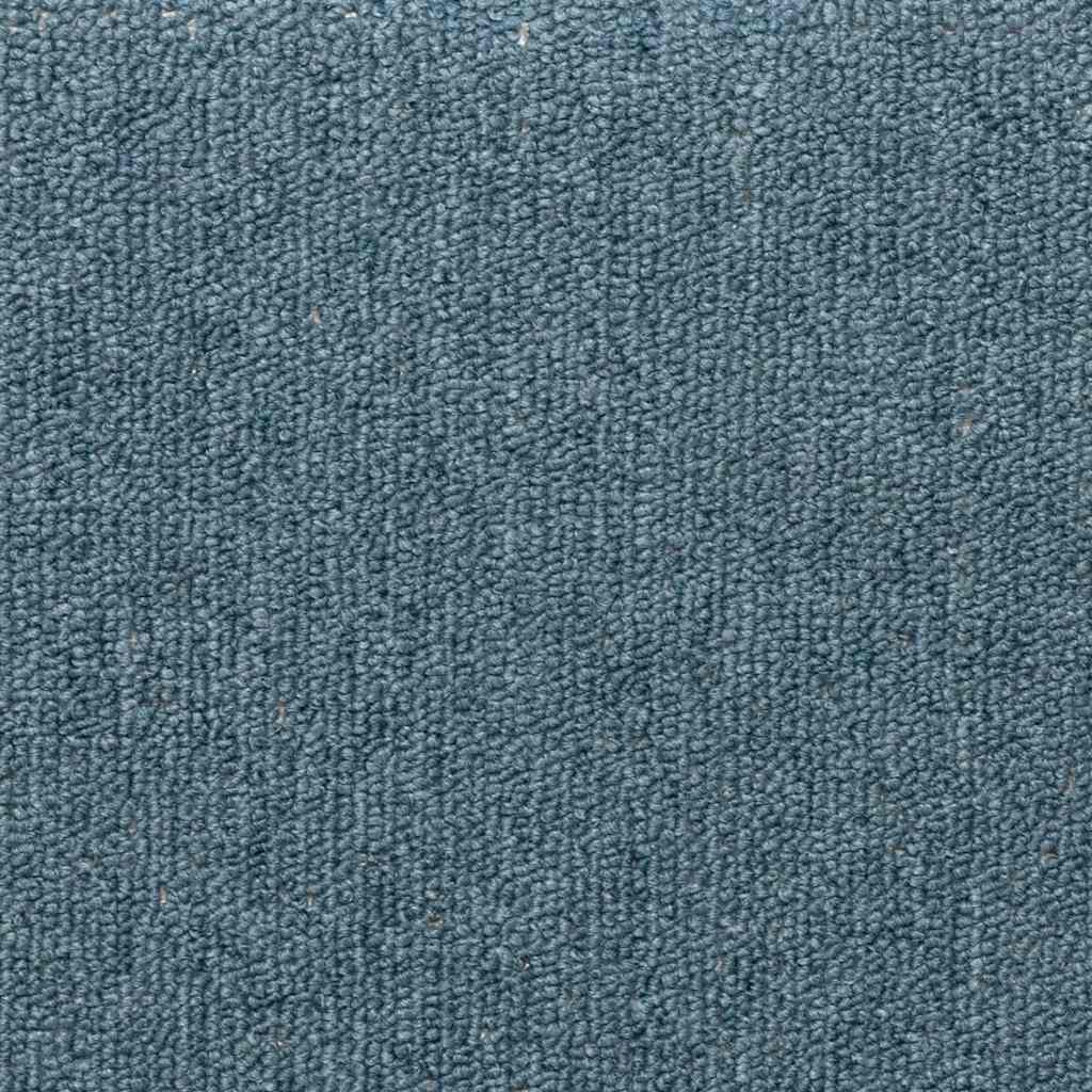 Stair Mats 15 Pcs. 65x21x4 Cm Sea Blue Rectangular Edge