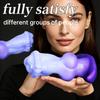 Large Head Liquid Silicone Anal Plug - Realistic Dildo Butt Plug for Men Women, Gradual Stretching Adult Sex Toy