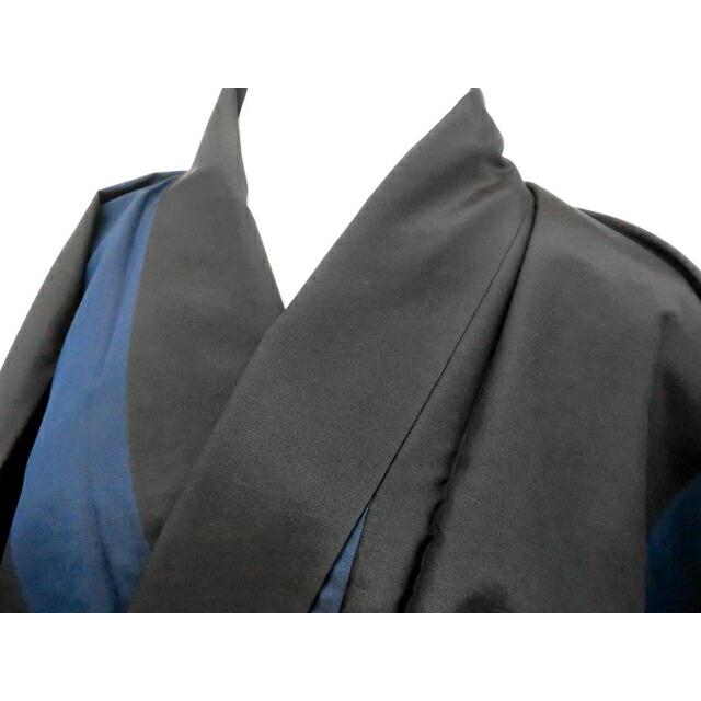 Recycled Kimono Tsumugi Kimono Pure Silk Length approx. 162.0cm Sleeve length approx. 64.0cm kyo8z03-529 [Recycled] Treasure trove