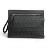 Excellent Clutch Bag Black Leather Mens Used