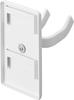 Yamazaki (Yamazaki Industries) [Includes plasterboard tweezers and wood screws] Wall Ukulele Hook, Plasterboard Wall Compatible, White, W8 x D11.5 x H