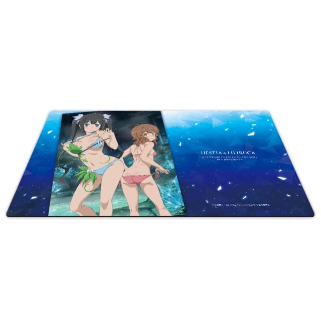 Is It Wrong to Try to Pick Up Girls in a Dungeon? V Character Rubber Mat Hestia & Liliruca