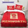 Kenworth Pattern Bedding Home Decoration Birthday Gift (1 * duvet cover + 2 * pillowcase, without core)