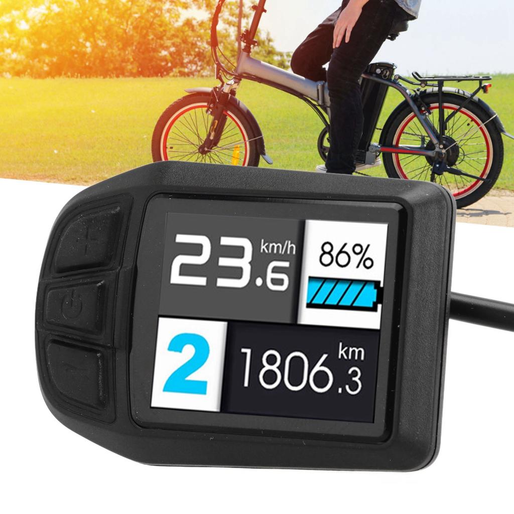 Electric Bike Display UKC1 ABS Electric Lithium Assisted Conversion Accessories Electric Bike Meter Control Panel
