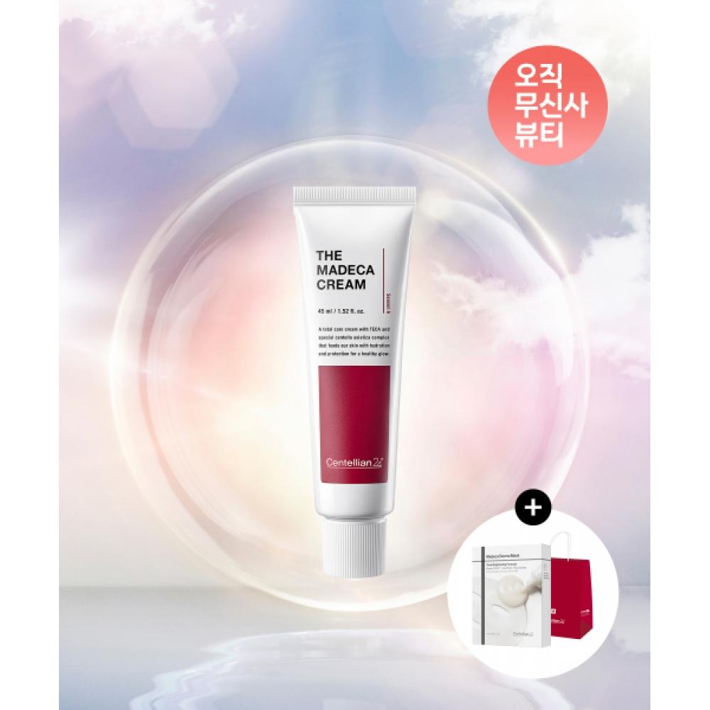 Centellian24 [moisturizing And Elasticity Set] The Madeca Cream 45ml 3 + Derma Mask 10 Sheets  Choose 1 