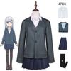 Unpredictable Aboeien Cosplay Costume Aboeien Outfit Cosplay School Uniform Full Set Factory Ready Stock