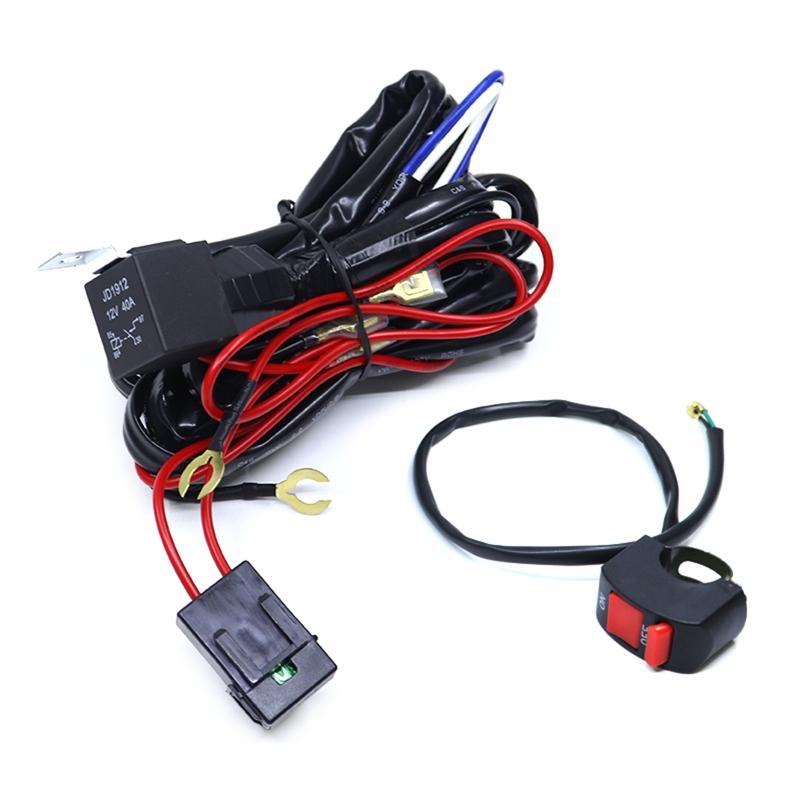 12V/24V Wiring Harness Extension Kit for LED Work Light Bar Led Lamp Off-Road Lights Driving Fog Light