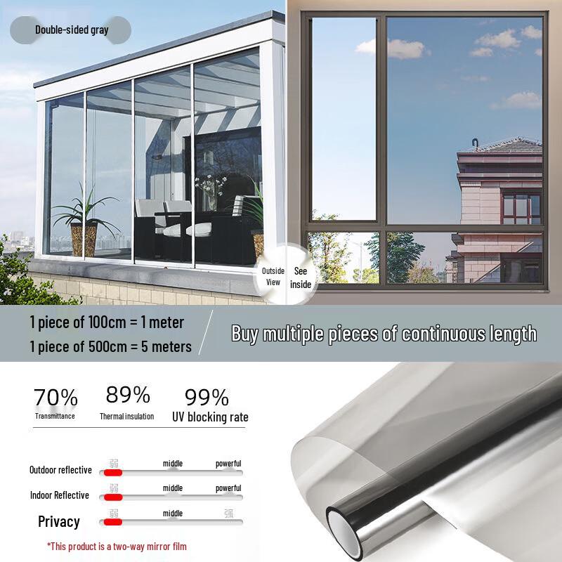 Reflective Privacy Heat Control Window Film