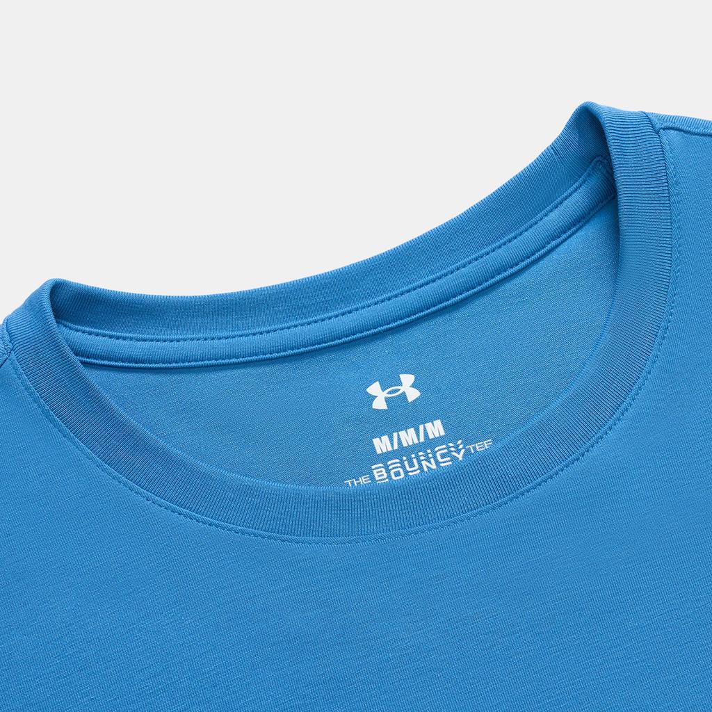 Under Armour Bouncy Tee Simple Comfortable Casual Sports Breathable Fitness Moisture Wicking Loose Stretch T-Shirt Women tops 6017933-430