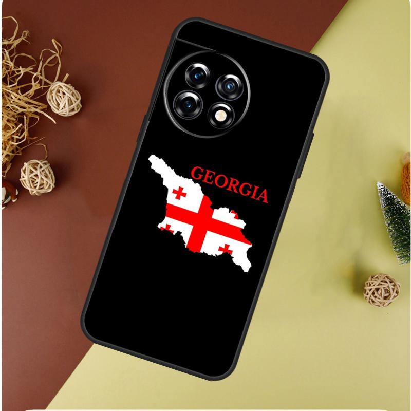 

Georgia Flag For OnePlus Nord 4 CE 3 2 Lite N20 N30 9 10 Pro 8T 9RT 10T 10R 13R 12R 11 12 13 Phone Case OnePlus 10R