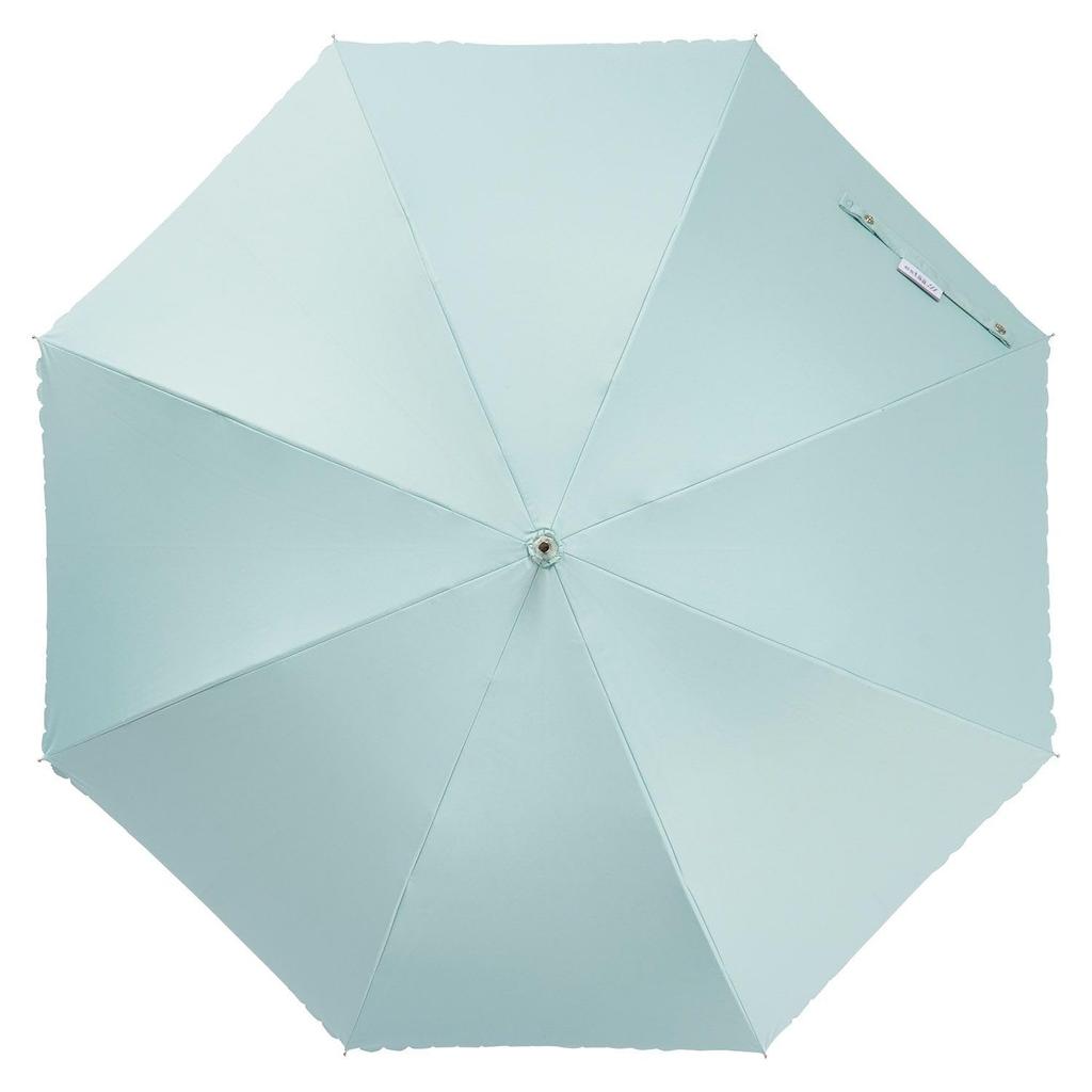 Moonbat Long Sun and Rain Light Heat UV Long Blue [Esta] Women's Parasol, Protection, Blocking, Blocking, Protection, Split, 31-230-30260-06,