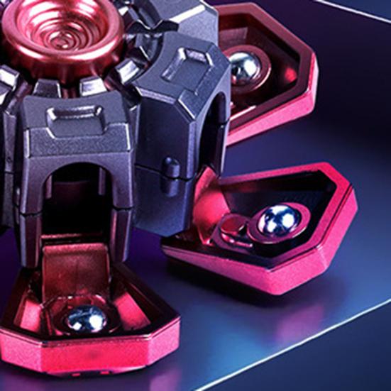 Fidget Spinner Toy Stress Anxiety Relief Teens Adults Extendable Armor Fingertip Gyroscope Portable Travel Sensory Spinning Toy