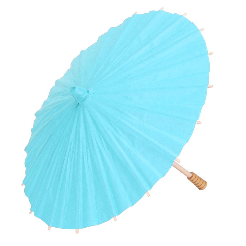 White Blank Paper Umbrella Colorful Oil Paper Umbrella for Kids DIY Painting Craft