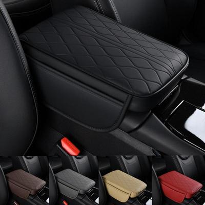 Accoudoir de voiture avec coussin de hauteur et organiseur de poche latérale, mousse à mémoire de forme, repose-bras pour console centrale, coussin repose-coude, intérieur de voiture