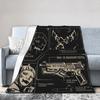 Super Soft Game Marathon Throw Fashion Blanket Premium Fleece Flannel Lightweight  Bed Fashion Blanket Warm Plush Fashion Blankets All Seaso