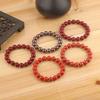 Incense Ash Glaze Bracelet: Classic Style with Gold Thread, Handcrafted Single Circle Jewelry