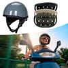 Stylish Protective Chin Strap Cushion Pad Increased Impact Resistance Soft Silicone for Retro Helmets Riders Enthusiasts
