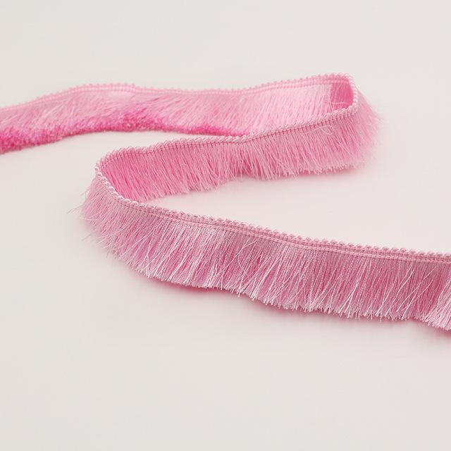 3 yards/lot Billiga Tjocka tofskanter 2,8 cm bred polyestergardin/kuddkant Örhänge/väska Dekorativ spetsfranssömnad