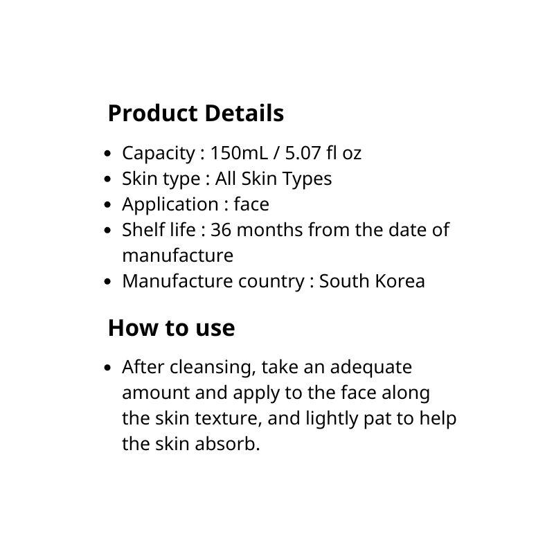 [HOLITUAL] Micro Balancing Essence 150mL / 5.07 fl oz