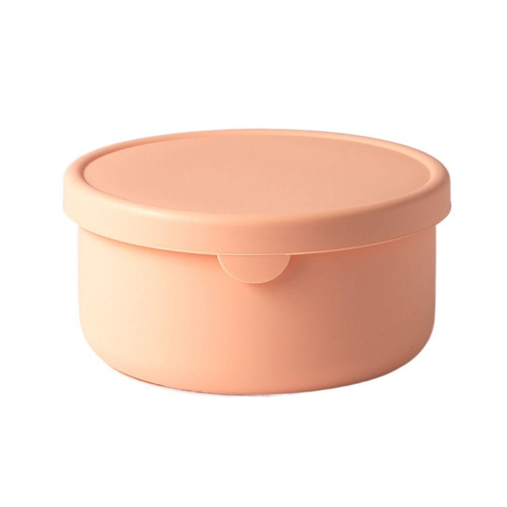 Reusable Lunch Boxes Lids Silicone Bowl Eco-friendly Freezer Molds  Kids