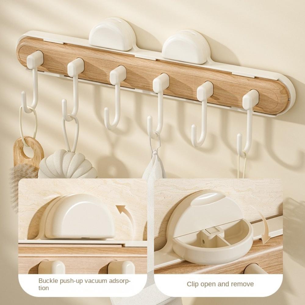 Wall-mounted Door Back Gap Rack Punch-free Expansion Gap Hook Multifunctional Sticky Hook  Cabinet
