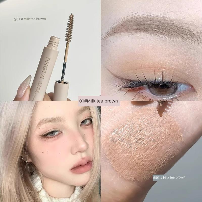 Cool Platinum Light Eyebrow! Eyebrow Cream Women's Light Pink Brown Waterproof Long Lasting Fadeless Wild Eyebrow Hair Styling Cream Pen