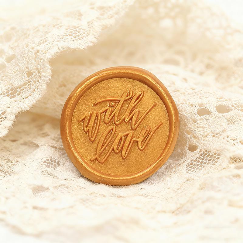 Wax Seal Stamp Kit: Embossed Stamp, Sealing Wax, Stickers for Envelopes, Postcards, Love Letters, and Gifts