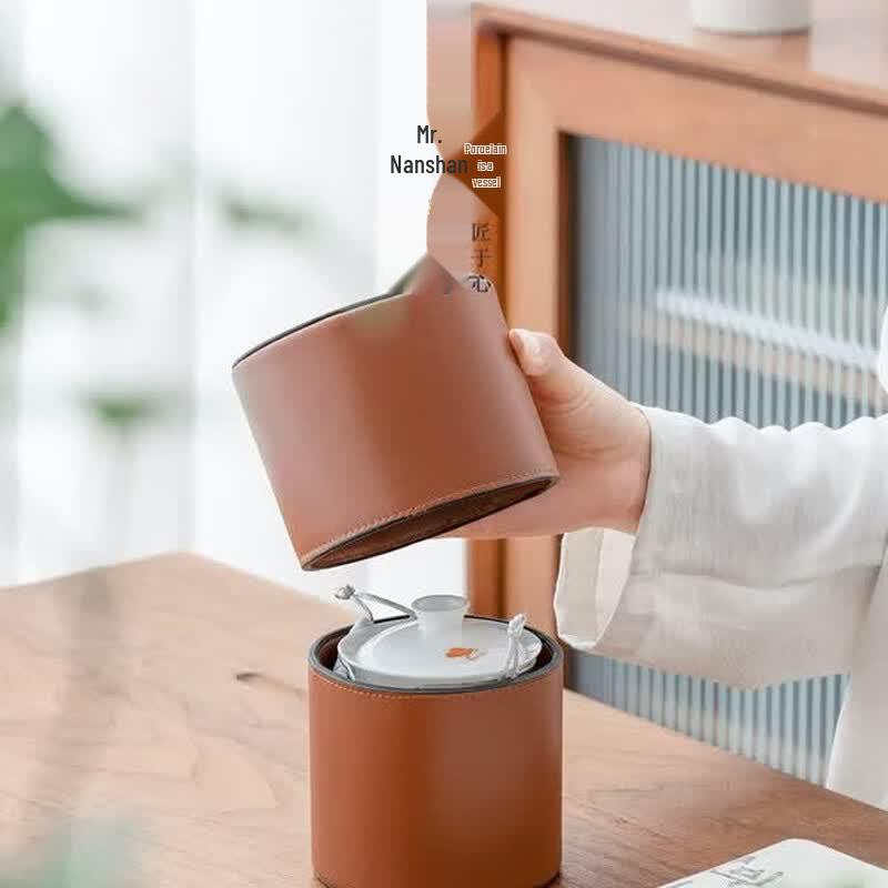 Nanshan Mr. Ceramic Portable Travel Tea Set