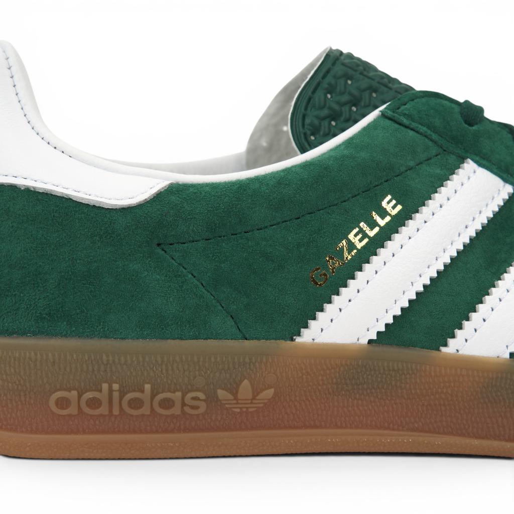 adidas Gazelle Indoor Collegiate Green Gum Unisex Sneakers Footwear-White Gum-2 IG1596