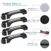 Car Door Handle Cover Tailgate Handle Stickers Door Handle Bowl Decoration for Jeep Wrangler JL 2018-2026 Exterior Accessories